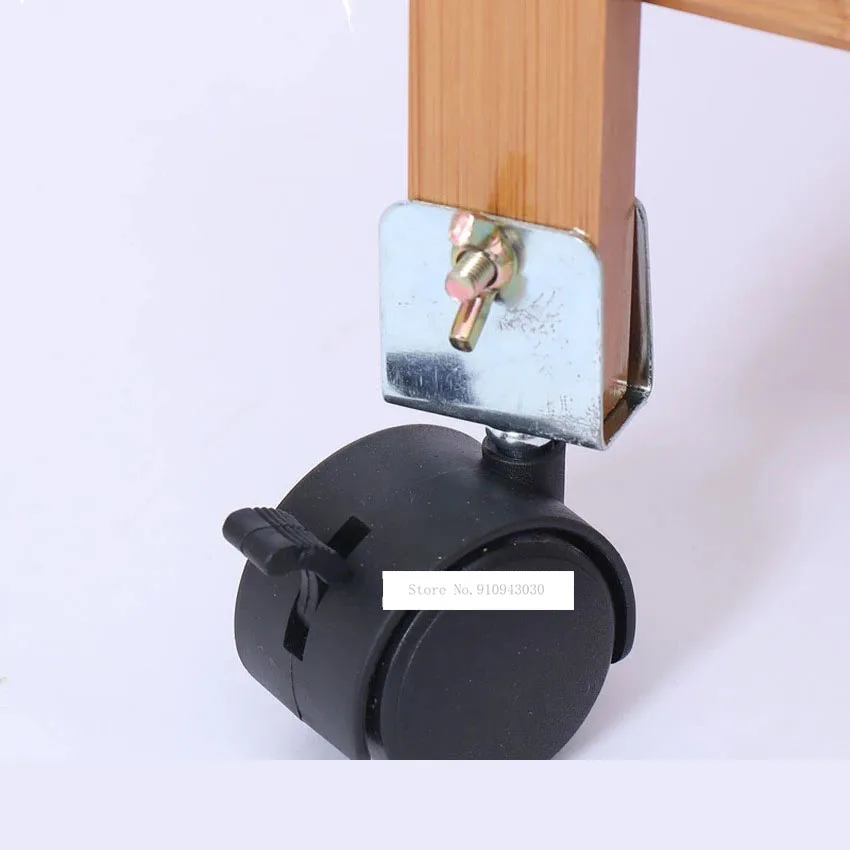 Передвижная обеденная тележка из бамбука для чая на 3/4 ярусов маленькая гостиной