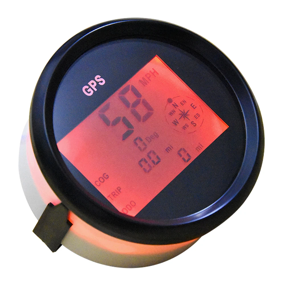 HD мотоцикл Лодка Автомобиль 85 мм Цифровой GPS Спидометр + Датчик одометра 0-999 узлов