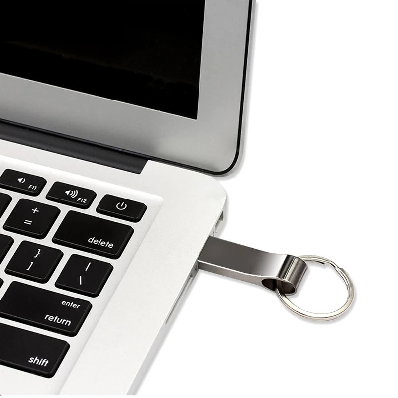 

Metal USB 2.0 Flash Drive 4GB 8GB 16GB 32GB 64GB Pen Drives Memory Stick 100% Real Capacity U Disk 128GB flash memory drive