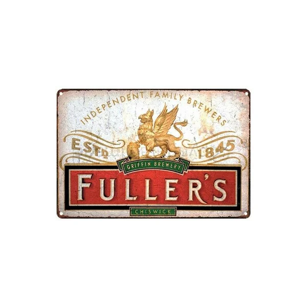 

Metal Tin Sign Fuller's Beer Decor Bar Pub Home Vintage Retro 20cm*30cm