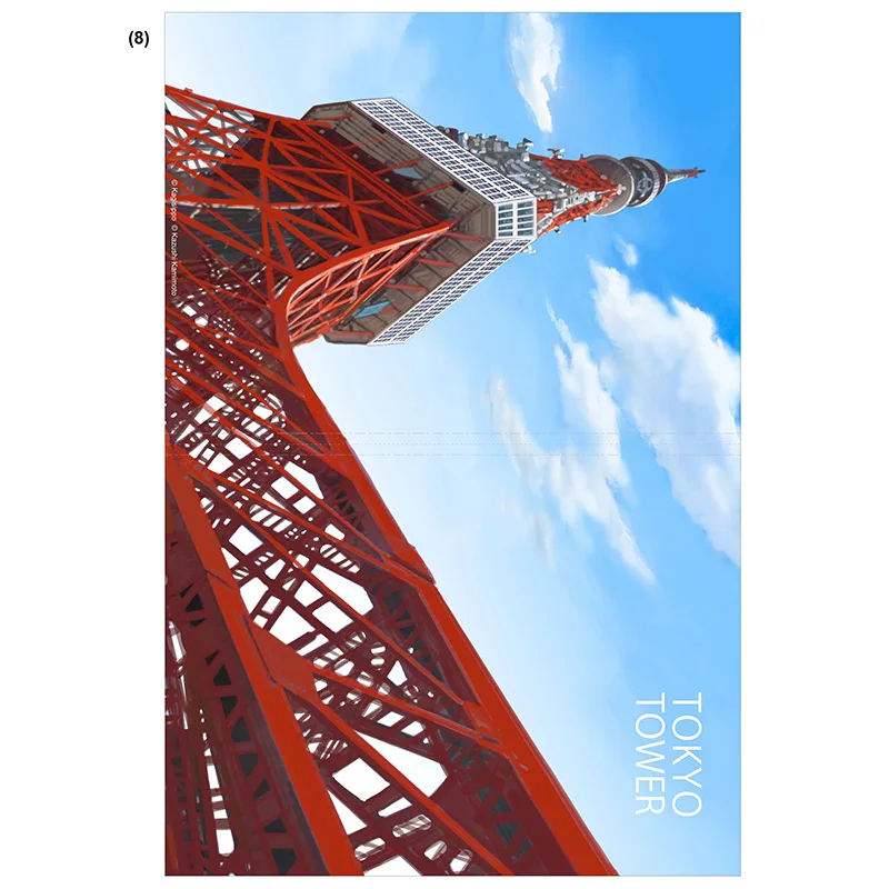 DIY всплывающие карты Токио ручная работа 3D Юбилей поздравительная открытка