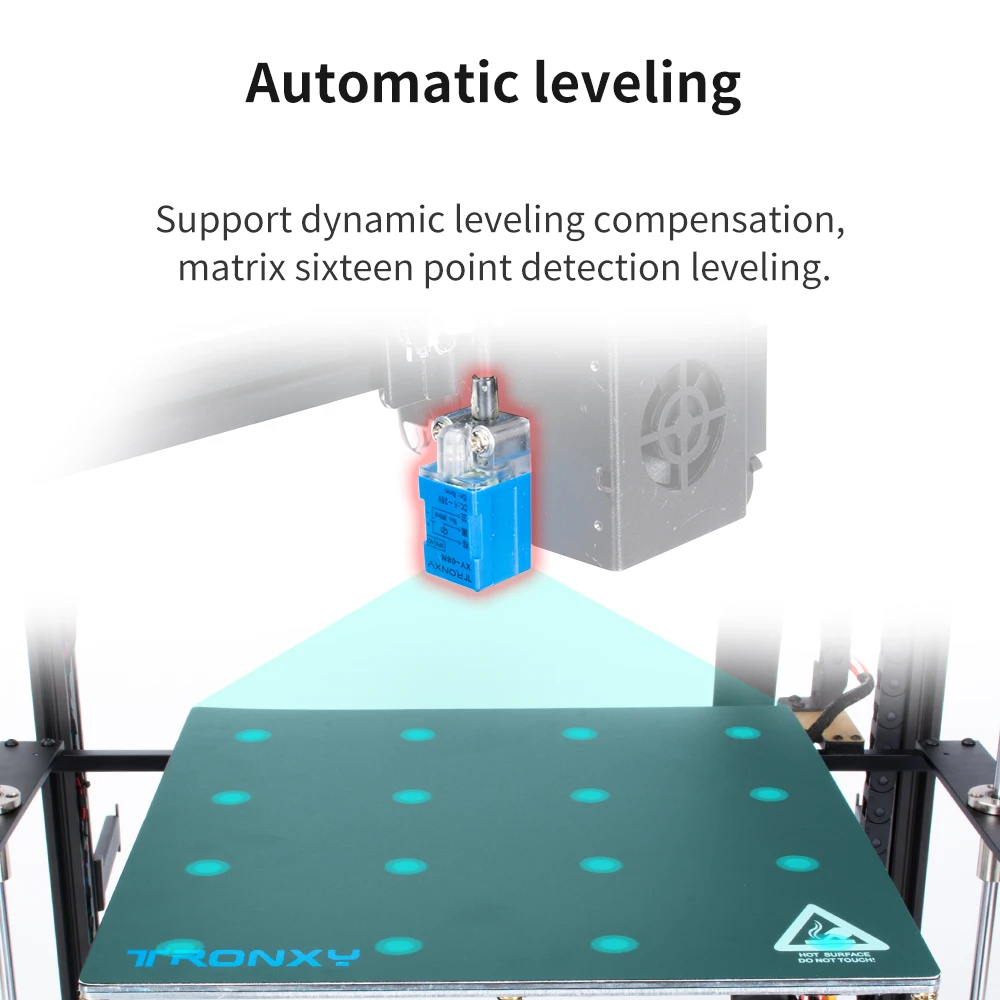 3D Printer 330*330*400mm Auto leveling Filament Sensor Dual Titan Extruders Large Build Plate Dual colors Printing X5SA-2E