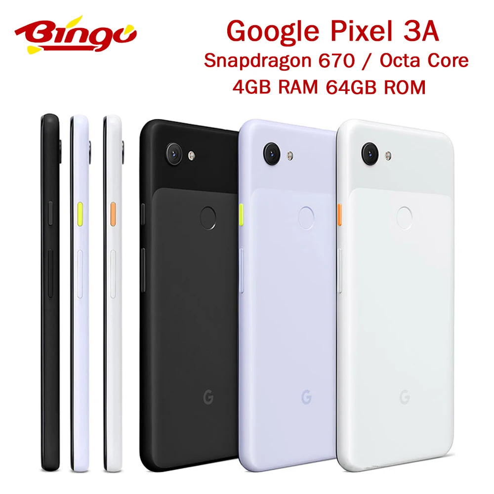 Google Pixel 3A смартфон с 5 5-дюймовым дисплеем восьмиядерным процессором Snapdragon 6 ОЗУ 4