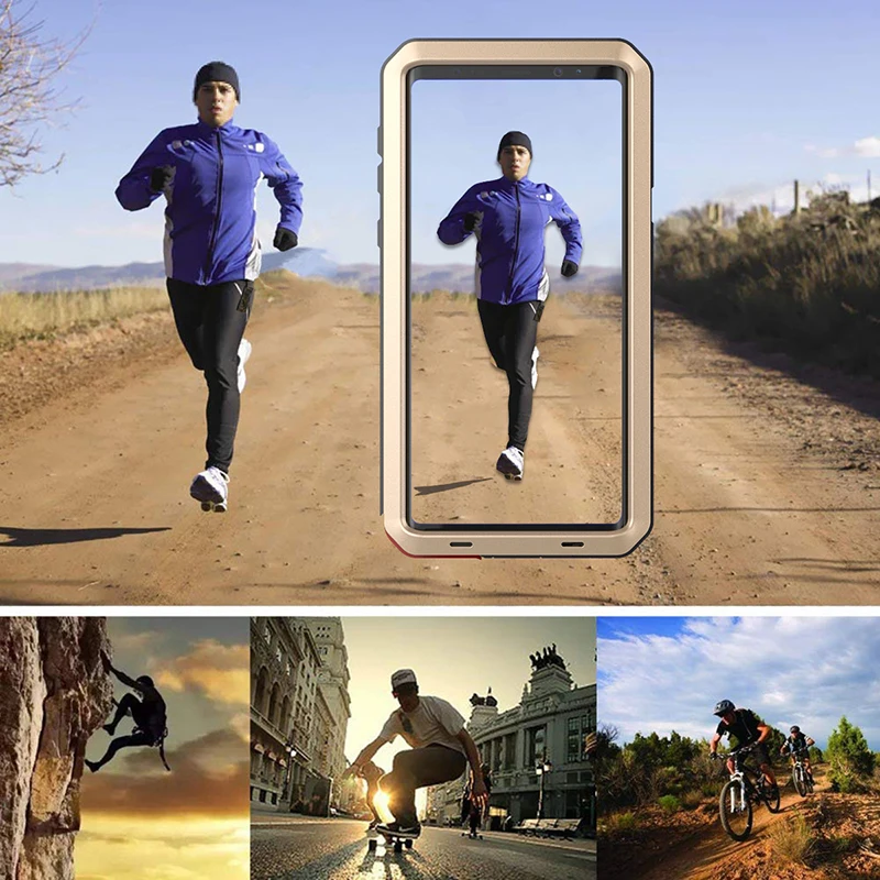 Shockproof Life Waterproof Metal Armor Case For Samsung Galaxy S6 S7 Edge S8 S9 S10 Plus Note 3 4 5 8 9 10 Cover |