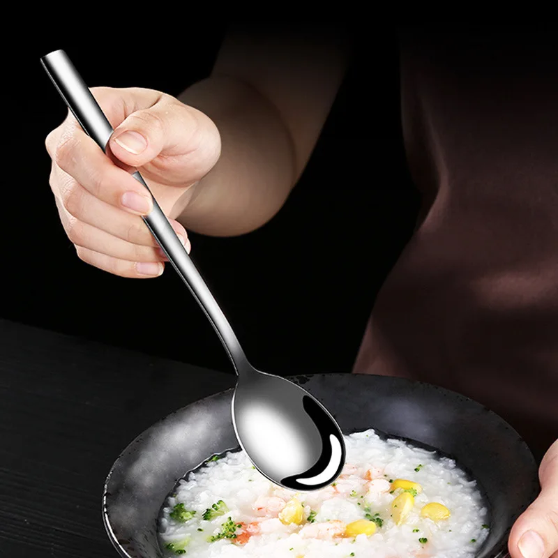 6 шт./компл. 304 ложка из нержавеющей стали вилка посуда комбинированная твердая