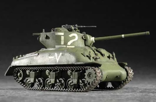 1:72 США M4A1 76 Вт основной боевой танк модель военной сборки бронированный