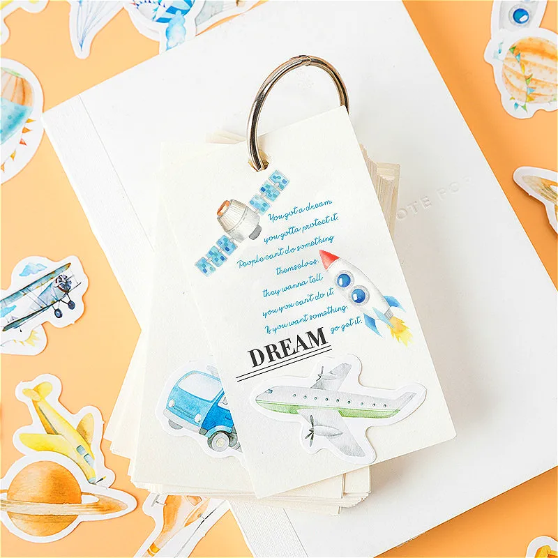 45 шт./корт. Детская Наклейка для фотографий ручной работы Клейкая Бумажная хлопья