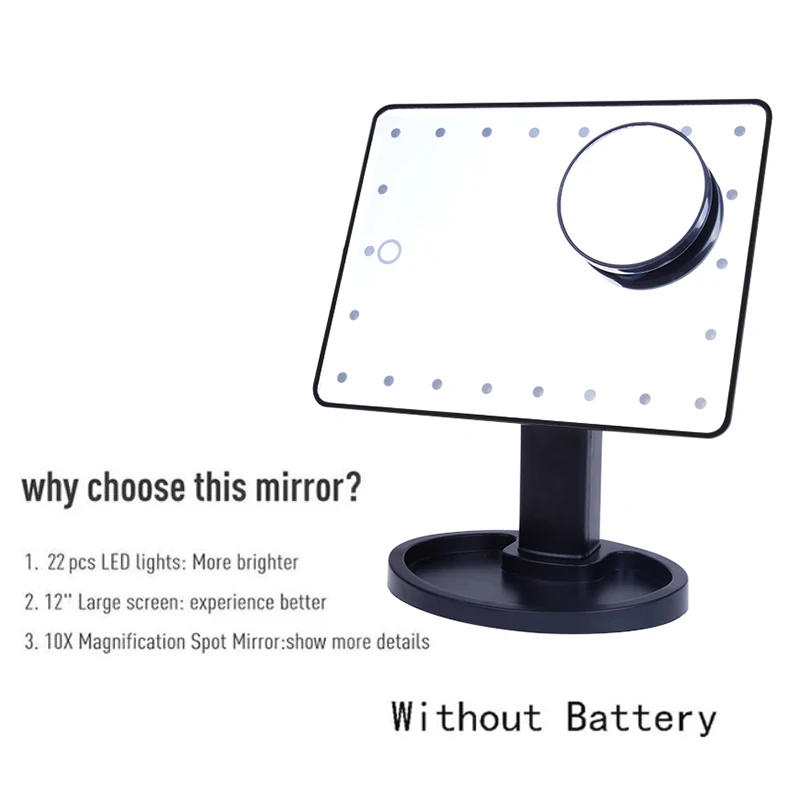 OSHIONER Dimmable светодиодный косметическое зеркало 20 светильник лампы освещенный