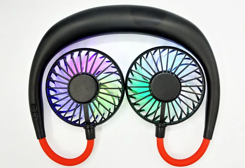 Xiaomi Hands free mute usb зарядка ленивый вентилятор 2000 мАч спортивный вентилятор двигатель Чистая медь подвесной нашейный вентилятор