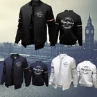 Мужская однотонная куртка с принтом Pepe, Повседневная Уличная бейсбольная форма, облегающая спортивная куртка на молнии, Осень-зима 2021