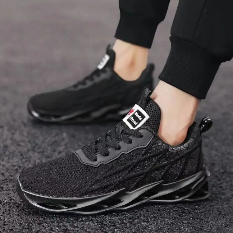 

dy17 vip New men's shoes spring 2021 cross-border breathable flying woven men's casual sports shoes trend running shoes
