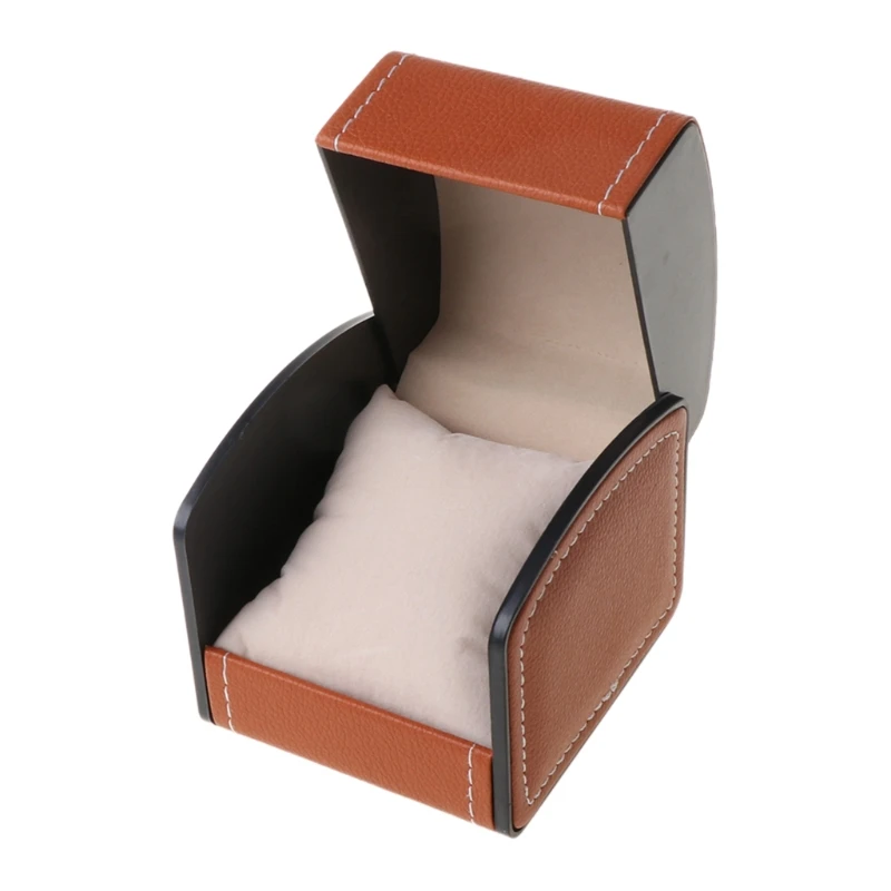 Роскошный чехол из искусственной кожи для часов с подушкой браслет часы