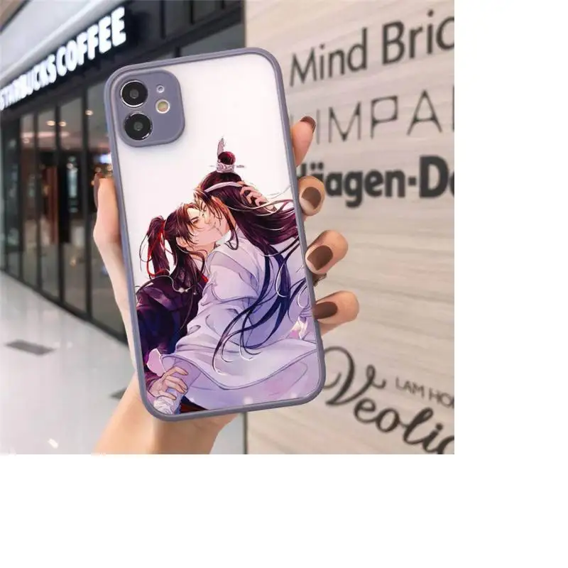 

Mo Dao Zu Shi Phone Case Matte Transparent for iPhone 7 8 11 12 s mini pro X XS XR MAX Plus cover funda