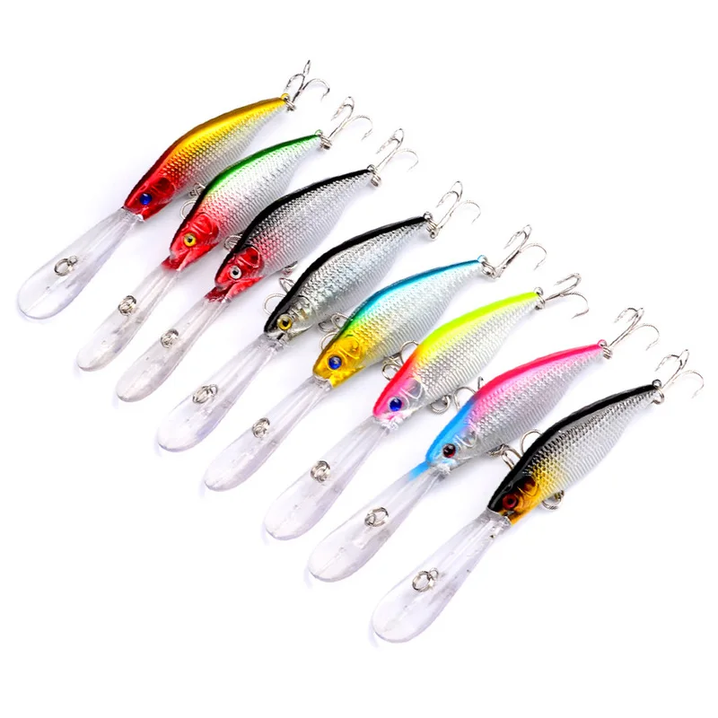 

1PCS 11.5cm/9.2g Fishing Lure Quality Minnow Lure 3D Eyes Plastic Hard Bait Pesca Artificial Jig Wobblers Crankbait Fishing Bait