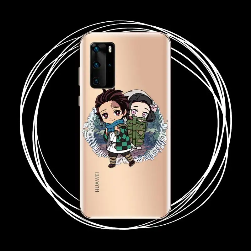 

Japan Demon Slayer Phone Case Transparent for Huawei P honor 8 10i 20 30 40 smart 2019