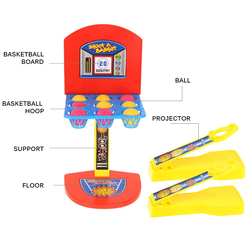 Детская настольная мини игра для баскетбола и стрельбы настольные игрушки