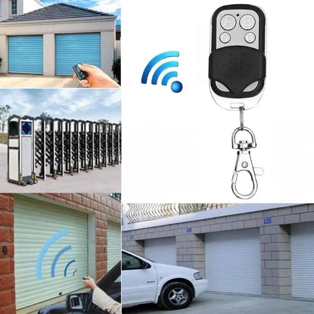 2021 New ABCD remote wireless radio frequency control keychain controller 433MHZ electric garage door | Безопасность и защита