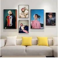 modern canvas for living room home decoration wall art modular hd printed pictures nordic style rapper lil peep painting