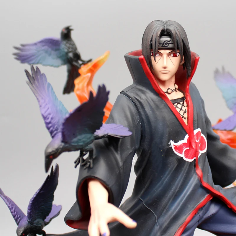 

33cm Anime Akatsuki Model Statue Toy Uchiha Itachi Susanoo Pvc Collection Model Figure