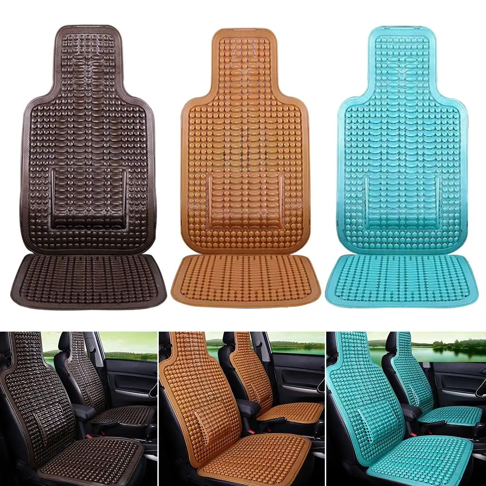 

1Pcs Universal Summer Cool Breathable Car Seat Cover Massage Relaxing Auto Seat Cushion Chair Cover Protector With Waist Pillow