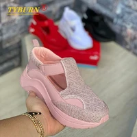 2021 ladies platform sneakers high quality mesh comfortable autumn vulcanized shoes casual womens shoes zapatos de mujer