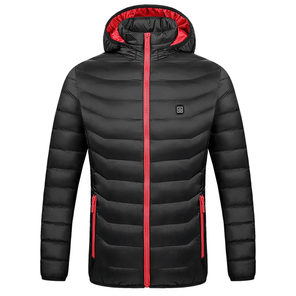 

Женское теплое пальто на молнии с капюшоном и карманами, на зиму