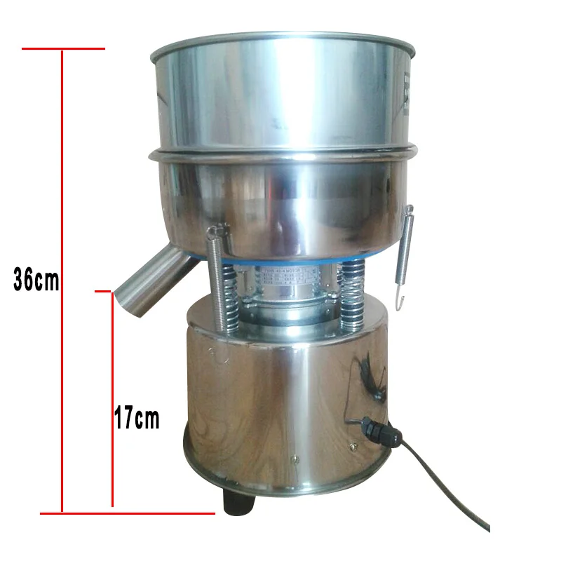 Диаметром 20 см электрическая Вибрирующая экранная машина вибрирующее сито