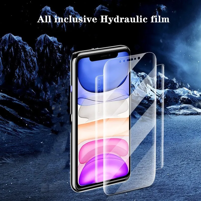 

Full screen Protector Side Hydrogel film For Iphone 12 11 Pro XR X XS Max 7 8 6s 6 Plus SE Protective Not Glass Screen Protector