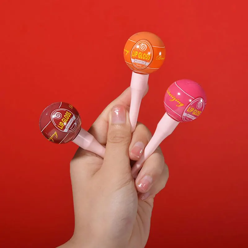 Глянцевый Оттенок для губ Lollipop прозрачный водонепроницаемый блеск нишевой