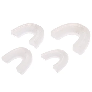 Сменная силиконовая насадка U-образной формы для ультразвуковой зубной щетки, 4 стиля, 360