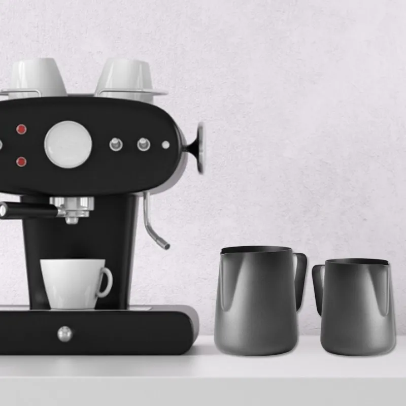 

2 Sizes Kitchen Stainless Steel Milk frothing jug Espresso Coffee Pitcher Barista Craft Coffee Latte Milk Frothing Latte Art