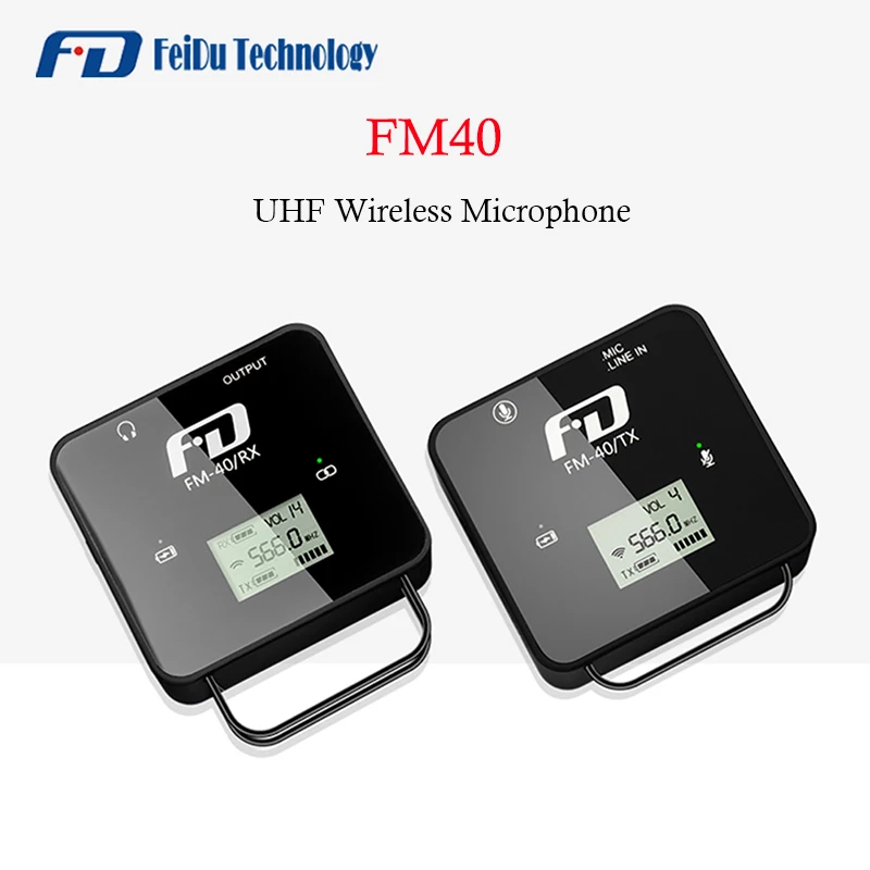 

Беспроводной передатчик FEIDU FM40, микрофон UHF, приемник в комплекте, лацкан, микрофон, микрофон для смартфона, DSLR-камеры VS SOKANI TINY