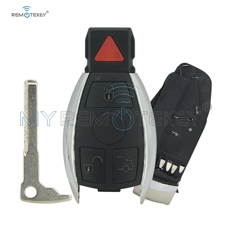 Чехол для смарт-ключей Remtekey Сменный смарт-ключа с 3 кнопками и паникой Mercedes 2008 2009