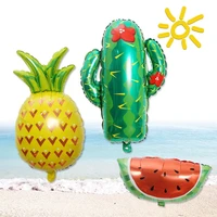 summer cactus watermelon pineapple party decoration foil fruits balloon