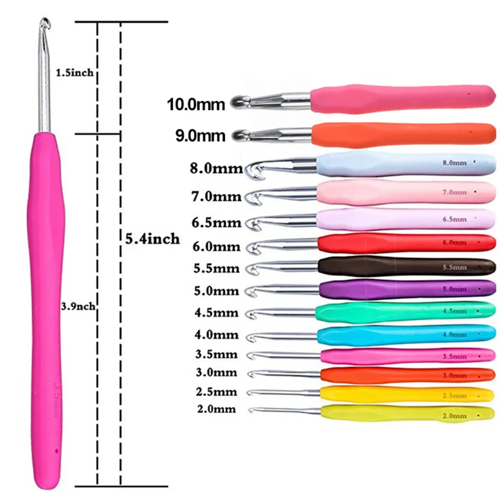 Новый набор крючков для вязания крючком легкие портативные аксессуары рукоделия