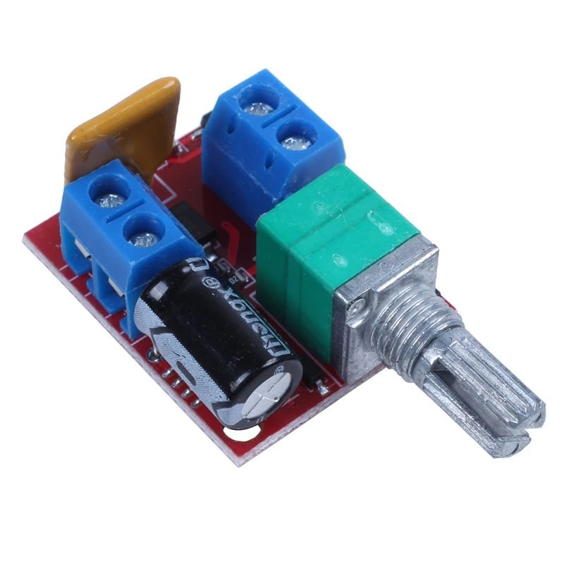 Мини DC контроллер скорости ШИМ 3V 6V 12V 24V 35VDC 90W 5a переключатель управления