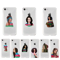 azerbaijan buta flag girl phone case for iphone x xs max 6 6s 7 7plus 8 8plus 5 5s se 2020 xr 11 12pro max clear coque