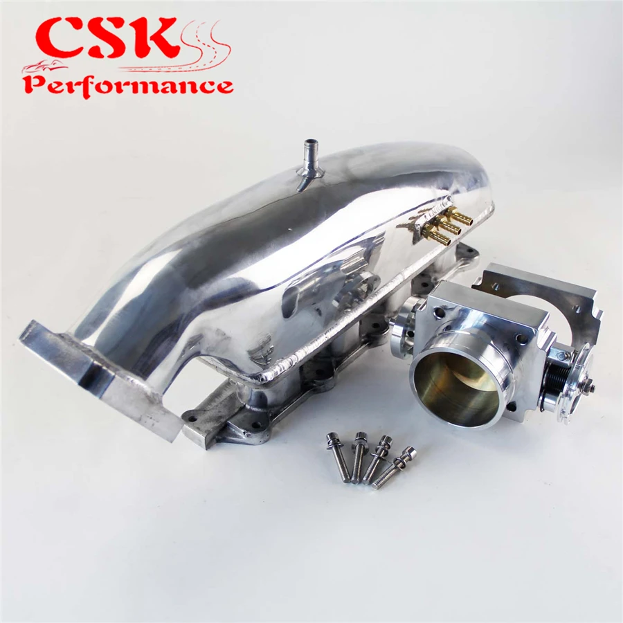 Впускной коллектор + Универсальный корпус дроссельной заслонки 80 мм для Mitsubishi EVO 1