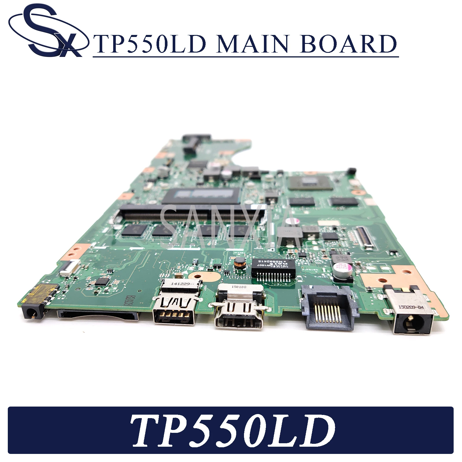 

KEFU TP550LD Laptop motherboard for ASUS Transformer Book Flip TP550LD TP550LN TP550L original mainboard 4GB-RAM I7-4500U GT820M