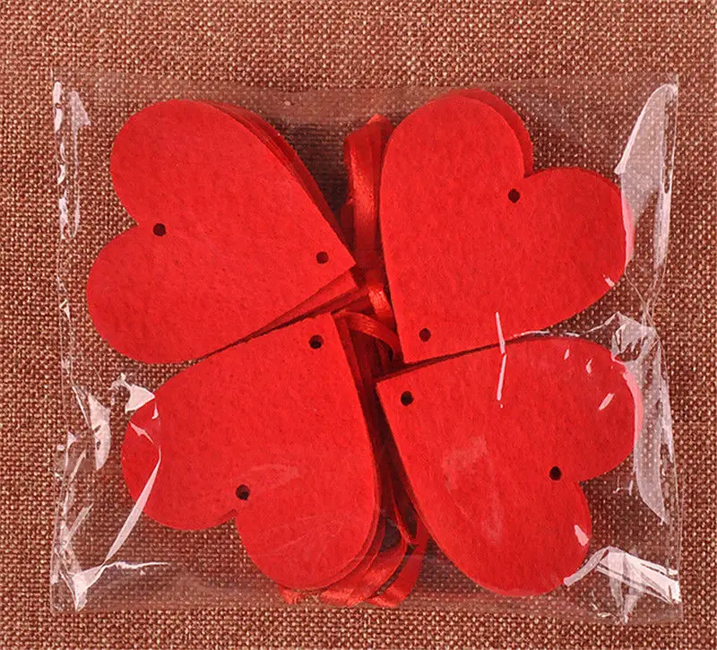 Горячая 2 5 м Happy Семья нетканый любящее сердце красная лапочка Шторы Свадебные