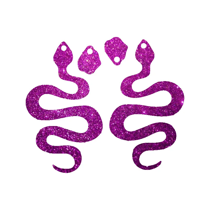 Силиконовая форма в форме змеи для изготовления сережек брелоков ювелирных