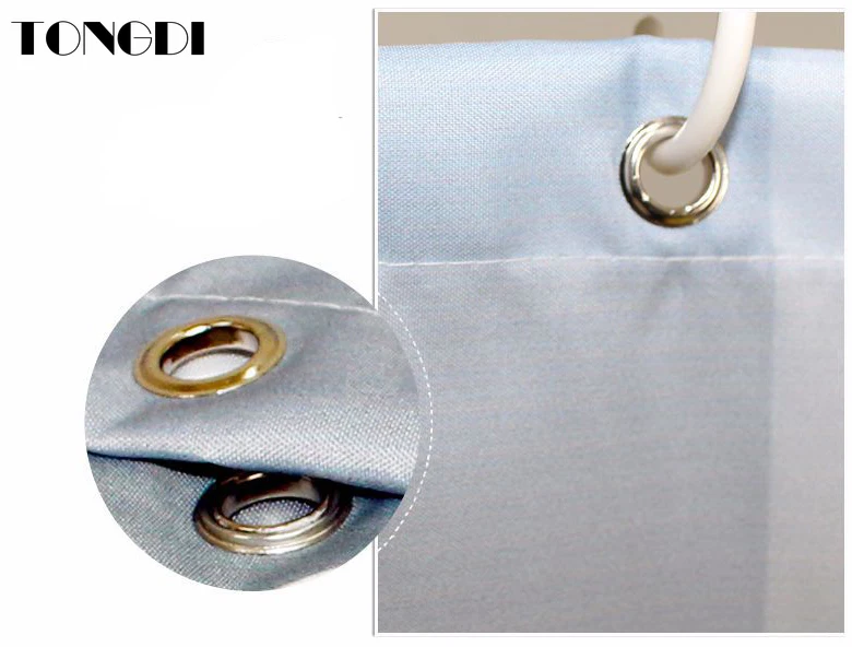 Водонепроницаемая занавеска для душа TONGDI Современная Геометрическая