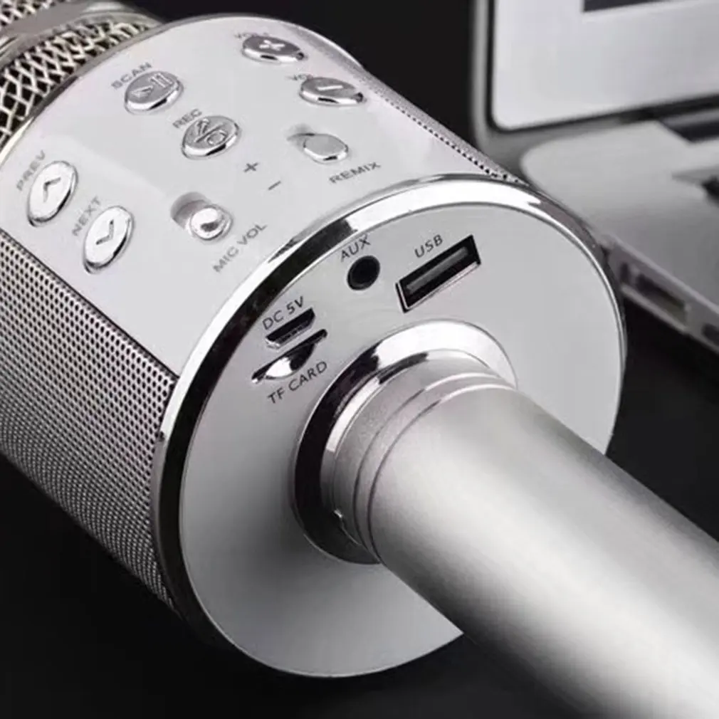 Портативный Национальный караоке микрофон мобильный телефон беспроводной