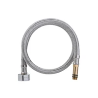 stainless steel water inlet pipe faucet flexible braided explosion proof plumbing hose bathroom wash basin shower accessories