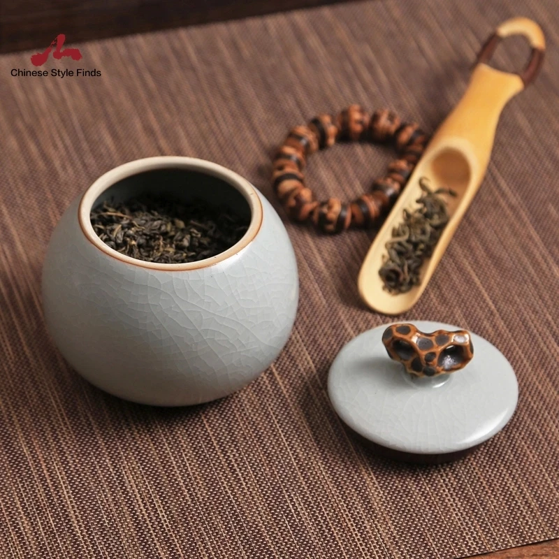 Чайный набор маленькие керамические чайные кадиды фарфоровые канистры