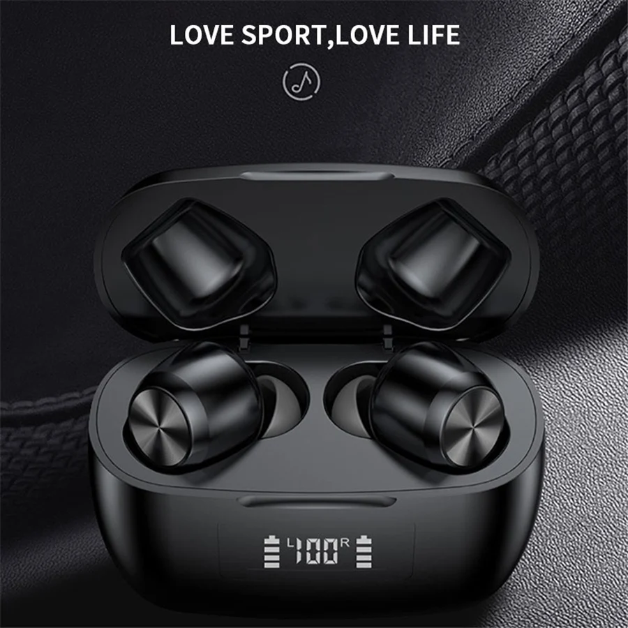 

Xiaomi NEW TWS Headphones Bluetooth 5.0 Wireless Earphone in-Ear Bass Earbuds Mic Headset with Touch Control For Xiaomi