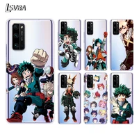 boku my hero academia silicone cover for honor 30 30i 10i 30s v30 v20 9n 9s 9a 9c 20s 20e 20 7c lite pro phone case