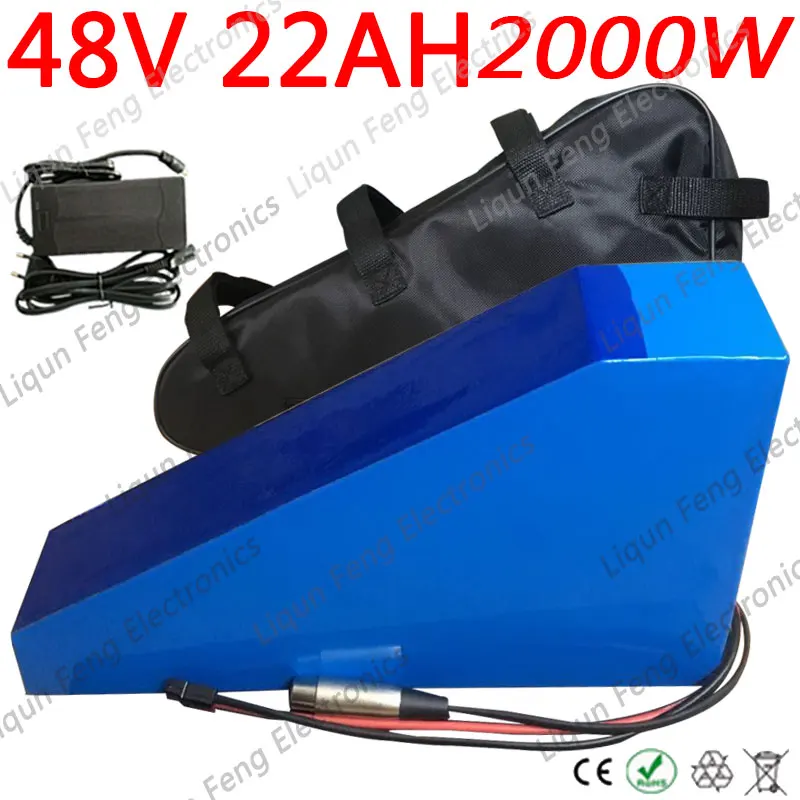 США ЕС нет налога высокая мощность 2000 Вт 48 В 22ач треугольная литиевая батарея с 5А