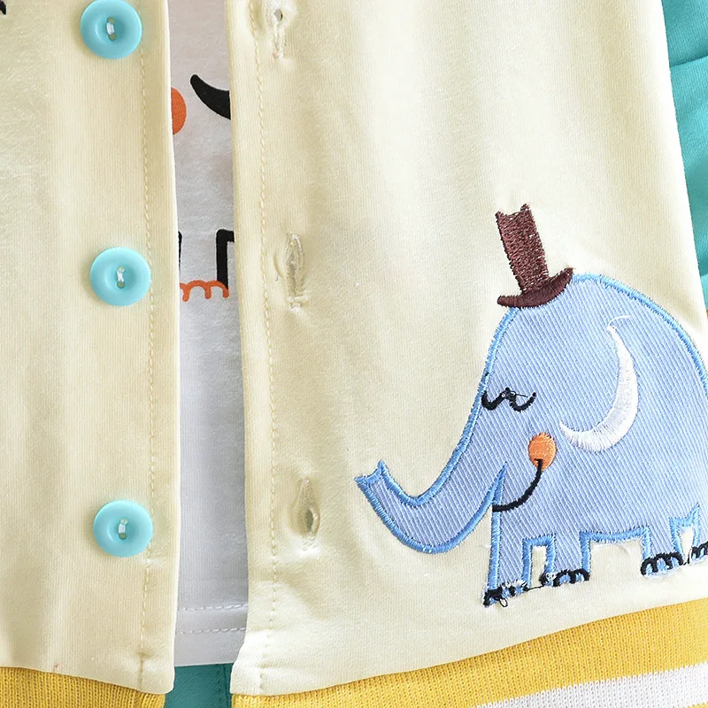 

Baby Boys Cotton Clothes Spring Autumn Children Cartoon Letter Shirts Jacket Pants 3Pcs/sets Out Kids Fashion Toddler Tracksuits