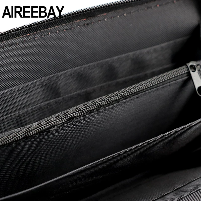 AIREEBAY модные черные женские кошельки сумочки брендовый дизайн длинный женский